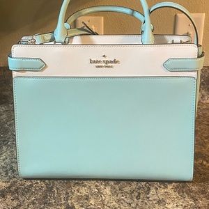 Kate spade, staci color block saffiano leather NWT